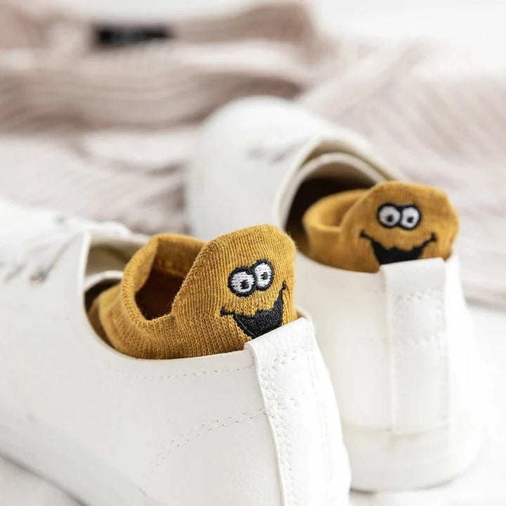 HappyFeet™ – Broderte karaktersokker ankel 10-pack