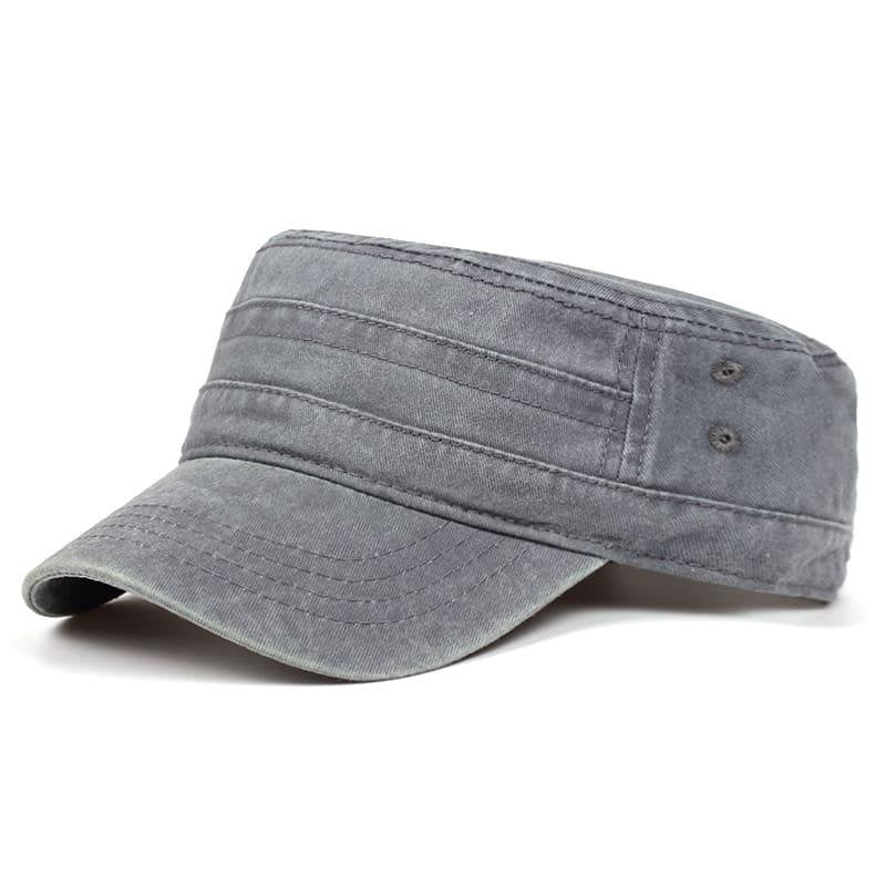 Jade™ – Vasket Flat Top Militærcaps