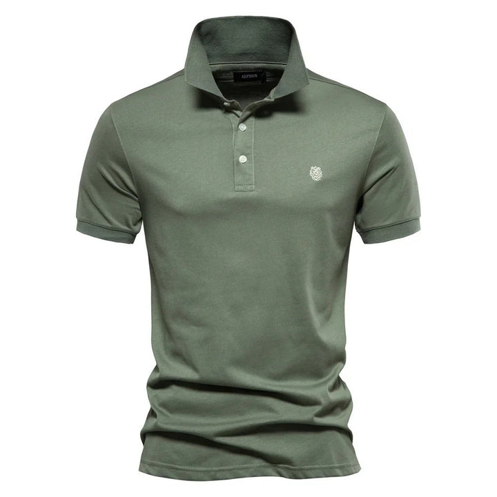 Kjell™ – Premium Brodert Polo med Korte Ermer