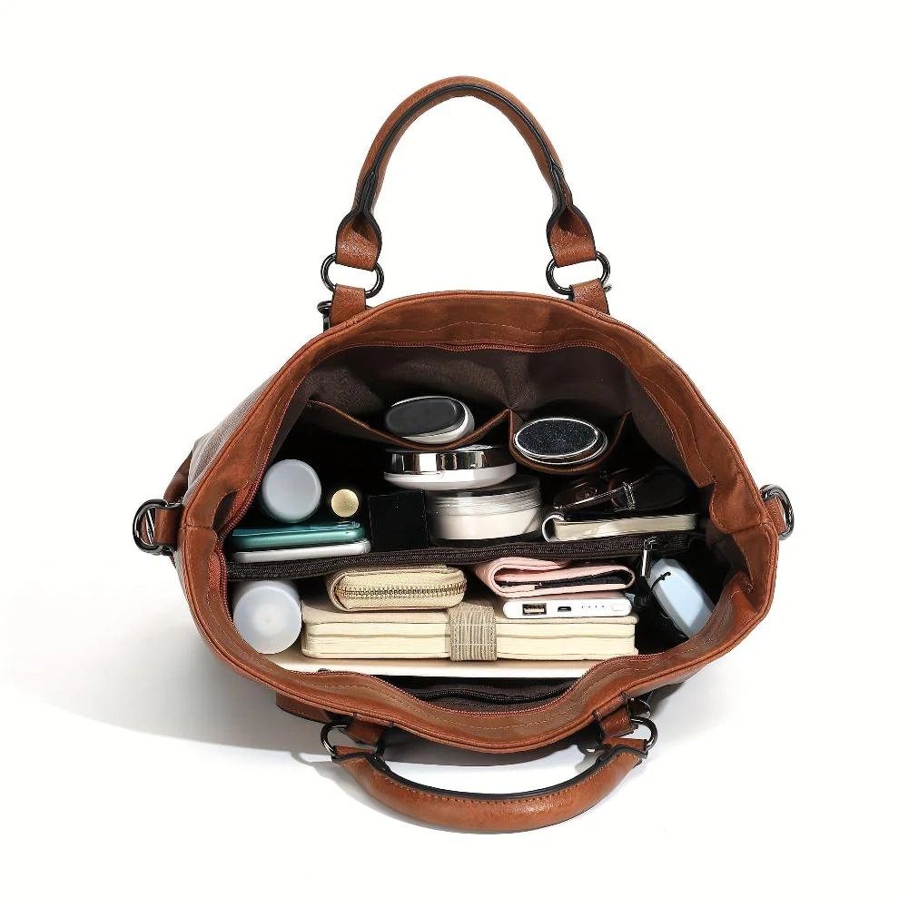 Ella™ – Flere Kompartments Strukturert Tote Bag