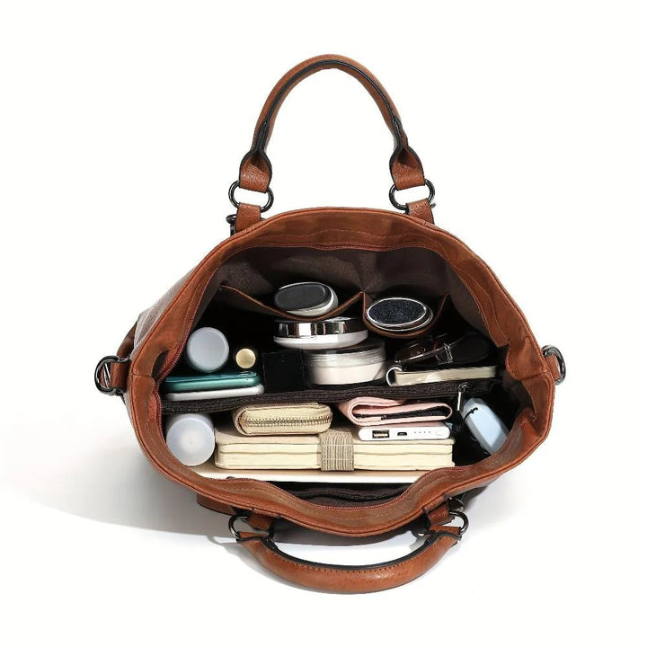 Ella™ – Flere Kompartments Strukturert Tote Bag