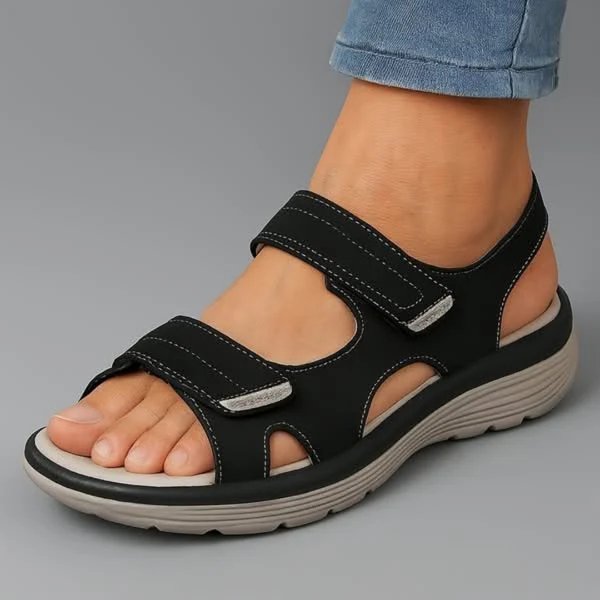Fiona™ – Doble Velcro Stropp Ortopediske Komfort Sandaler
