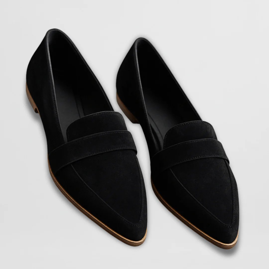 Benedikte™ – Myke Suede Ortopediske Slip-On Loafers
