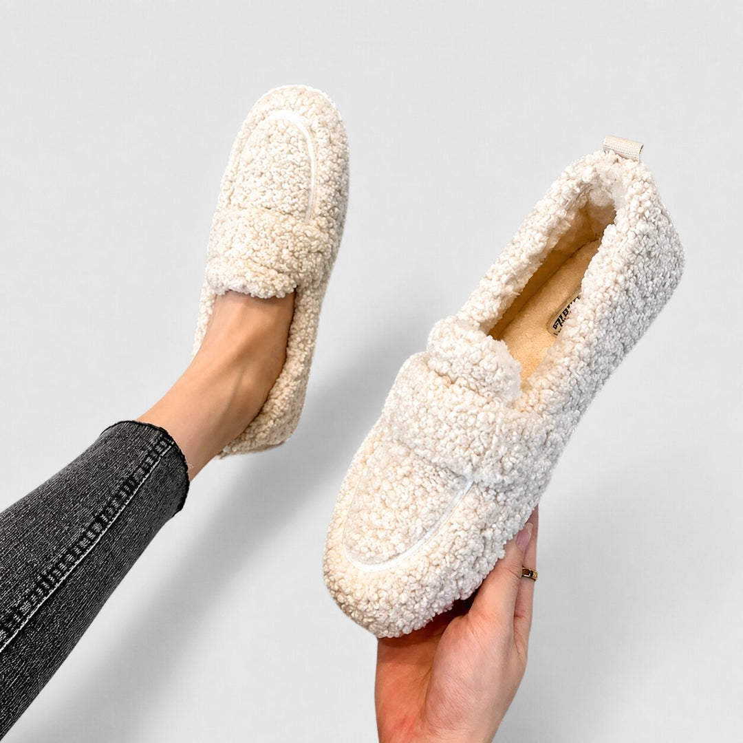Elina™ – Plysj Anti-skli Mokkasiner