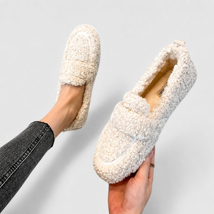 Elina™ – Plysj Anti-skli Mokkasiner