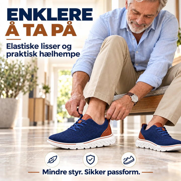 OrthoSupport™ – Ortopedisk Pustende Komfort Sneakers