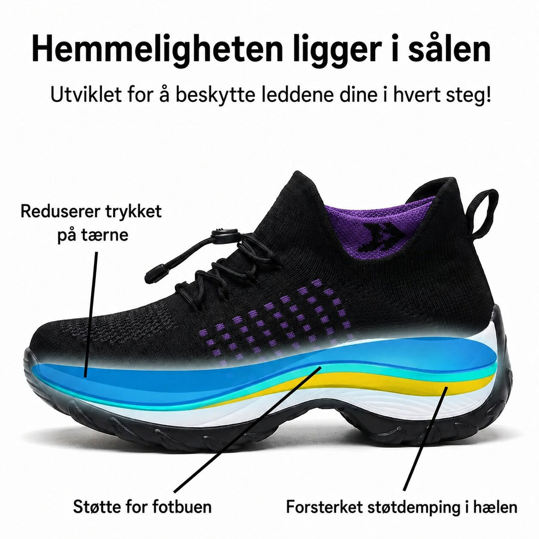 ErgoWalk™ – Ergonomiske Polstrede Komfort Sneakers