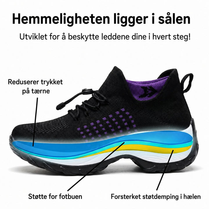 ErgoWalk™ – Ergonomiske Polstrede Komfort Sneakers