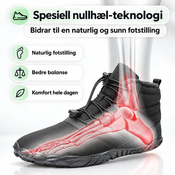 Atlas™ – Barfotstøvler med Hælstøtte