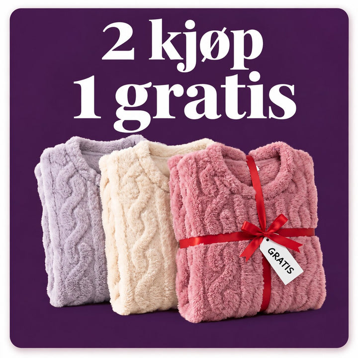 Mirelle™ – Deilig Kabelstrikket Loungewear Sett