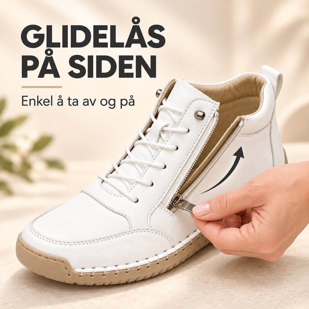 OrthoFit™ – Ergonomiske Polstrede Sneakers med Sideglidelås