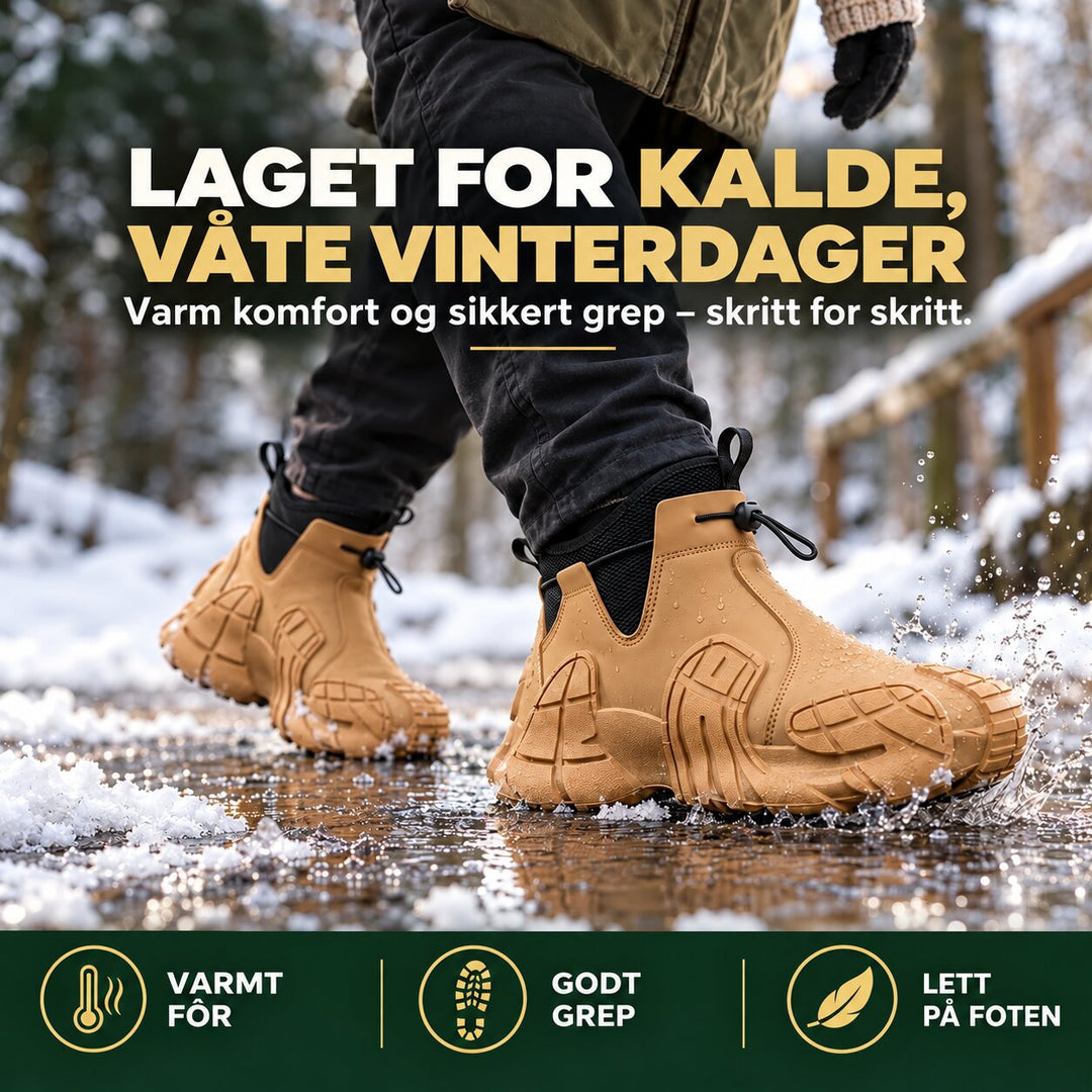 ThermoStep™ – Vanntette Termiske Ankelstøvler med Skridsikre Såler