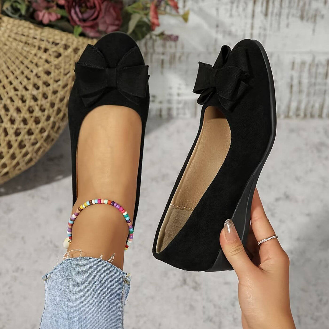 Maud™ – Polstret Bue Wedge Ballettsko