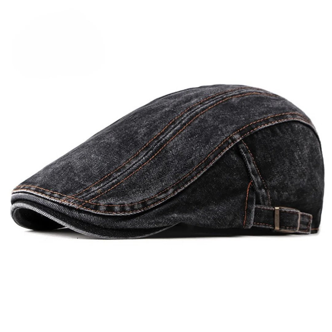Thor™ – Kontraststikks Justerbar Flat Cap