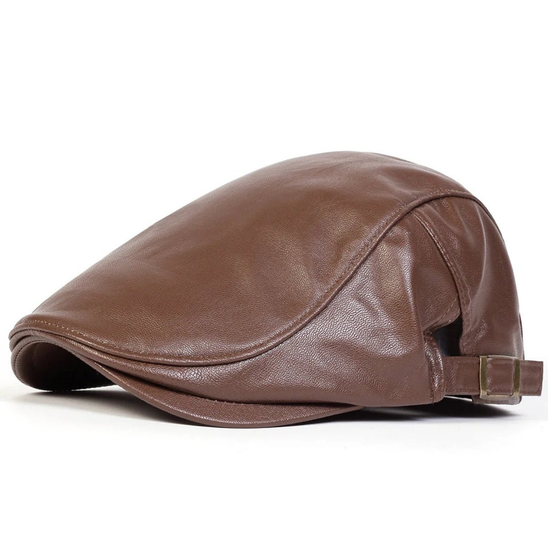 Christian™ – Justerbar Flat Cap med Glatt Finish