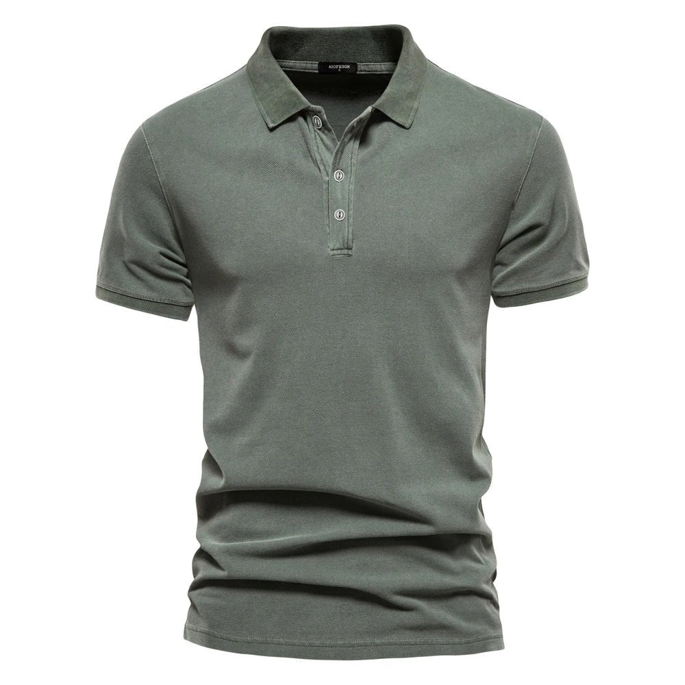 Petter™ – Knapper foran kortermet polo skjorte