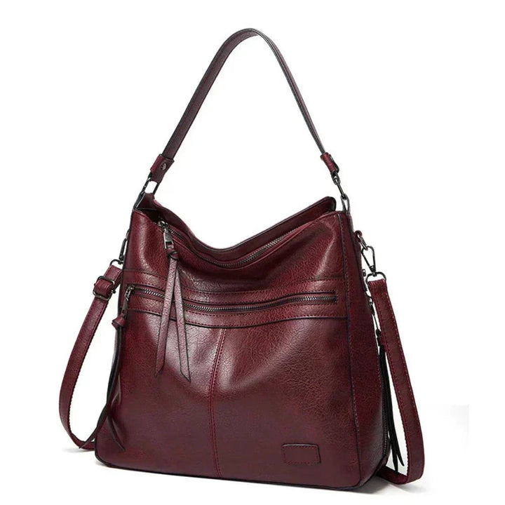 Grethe™ – Multi Glidelås Lomme Crossbody Skulderveske