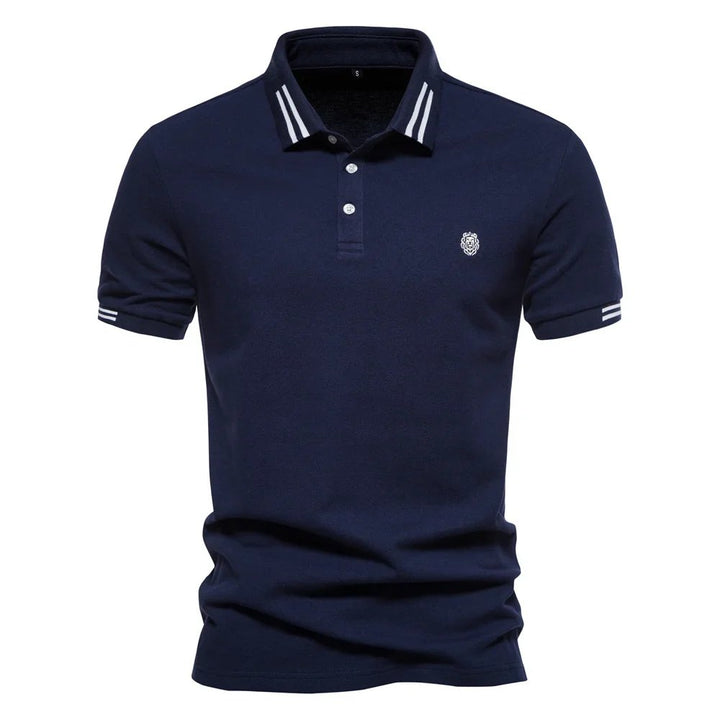 Ruben™ – Brodert Crest Krage Polo Shirt