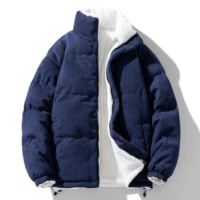 Noah™ – Fleece-Fôret Ribbete Puffjakke