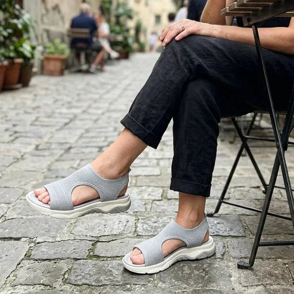 Leah™ – Pustende Sandaler med Åpen Tå for Maksimal Komfort