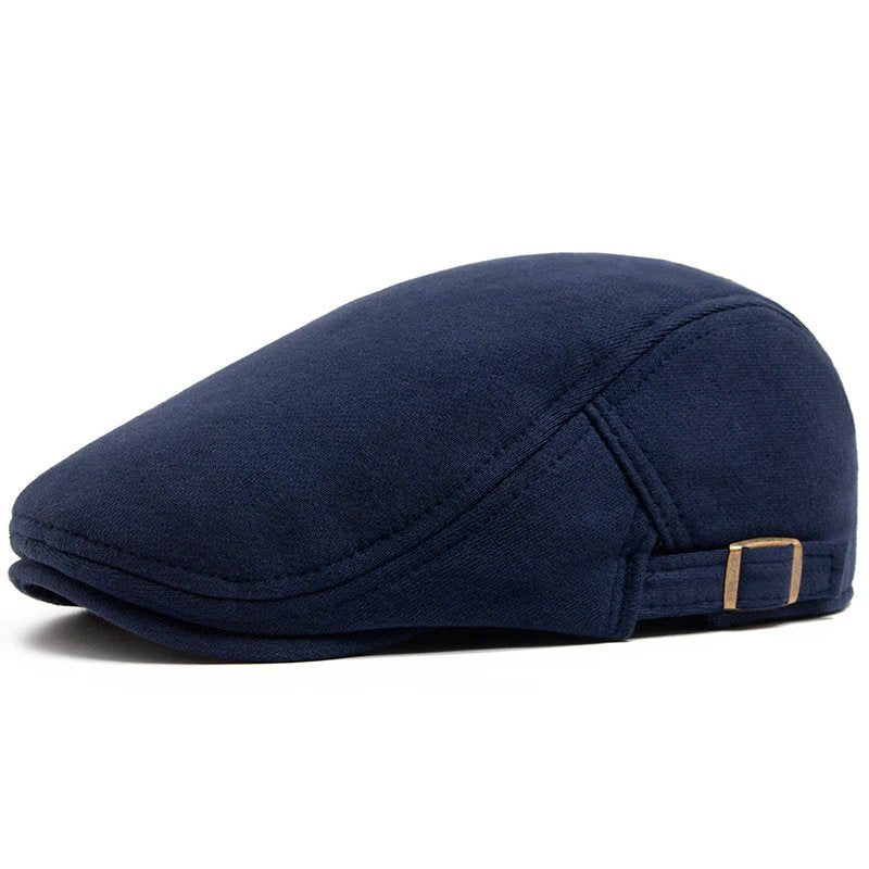 Liam™ – Justerbar Flat Cap med Strukturerte Topp