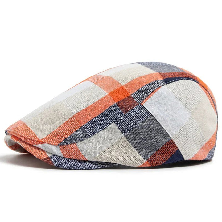 Torstein™ – Strukturet Vevd Rutet Flat Caps