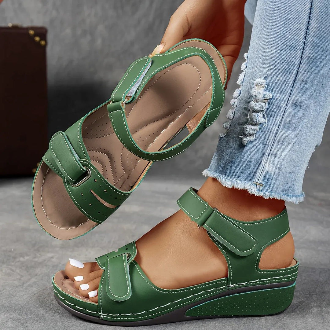 Melissa™ – Ortopediske Bue Støtte Kile Sandaler