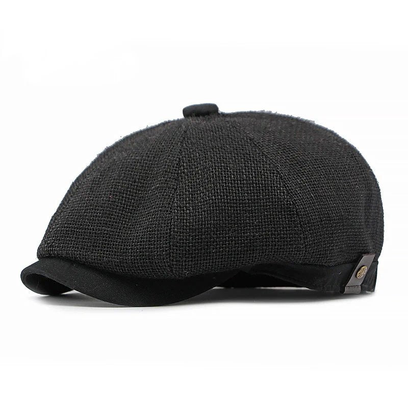 Maiken™ – Pustende Newsboy Caps med justerbar stropp