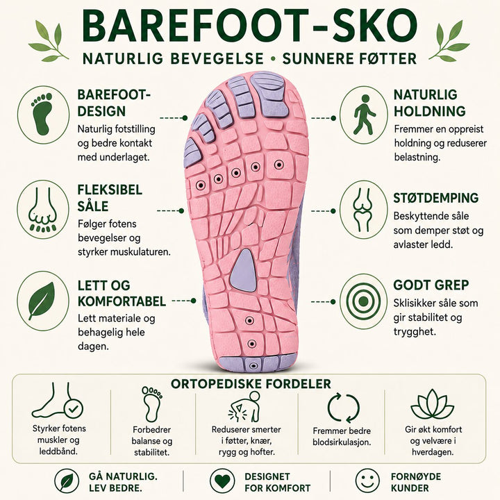 OrthoBare™ – Barfot Ortopediske Slip-On Treningssko