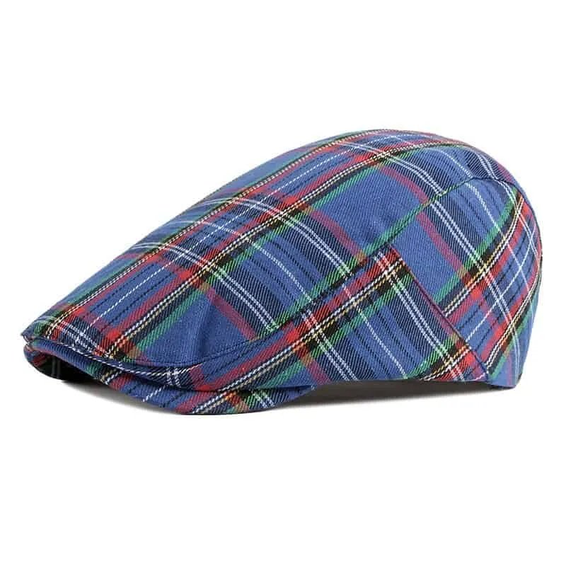 Einar™ – Skotsk Tartan Strukturert Flat Cap