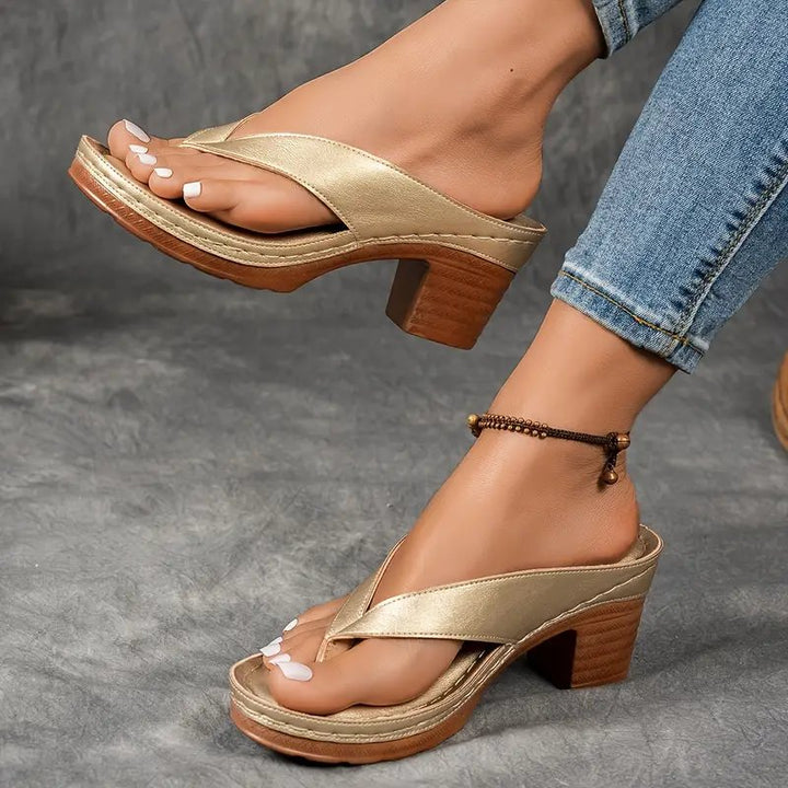 Celine™ – Elegante Komfort Plattformsandaler