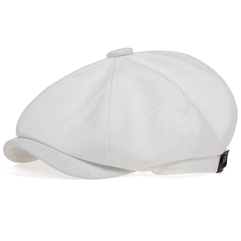 Leif™ – Åtte panelers pustende newsboy caps