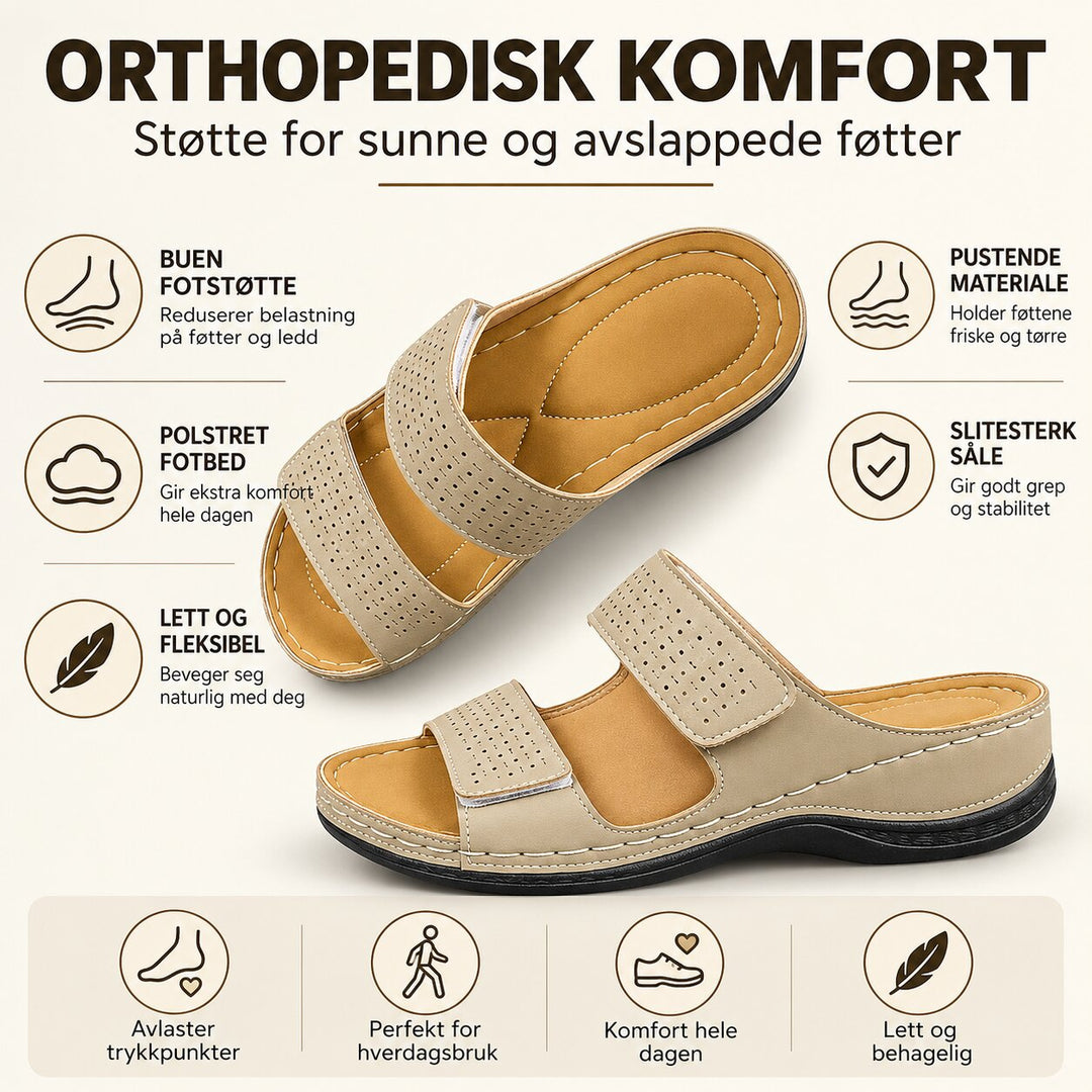 Elara™ – Ortopedisk Bue Støtte Komfort Sandal