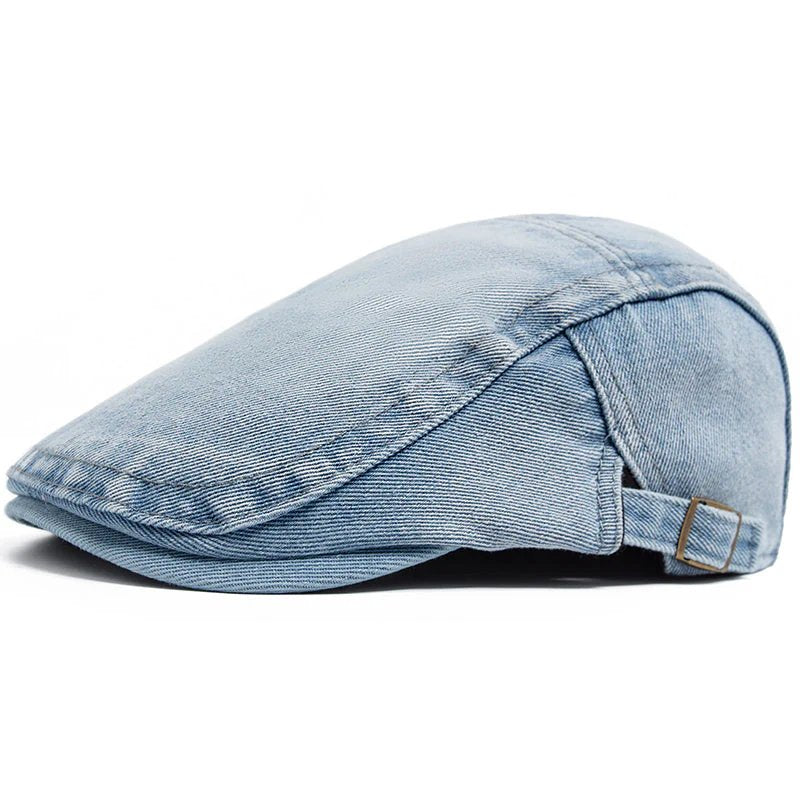 Iben™ – Justerbar Stonewashed Flat Cap