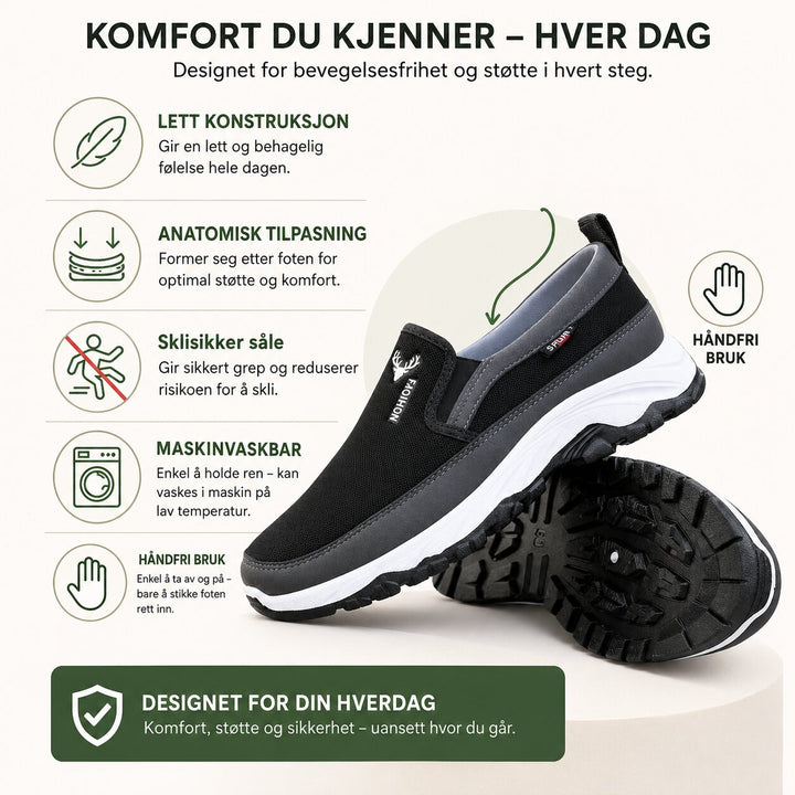 Toren™ – Antiskli Pustende Slip-On Sneakers