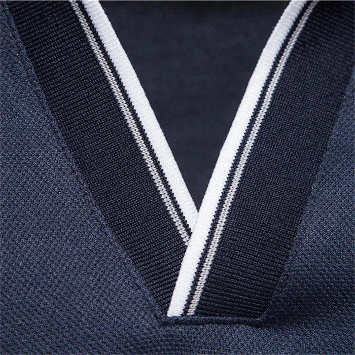 Tobias™ – | V-Hals Kortermet Polo Skjorte