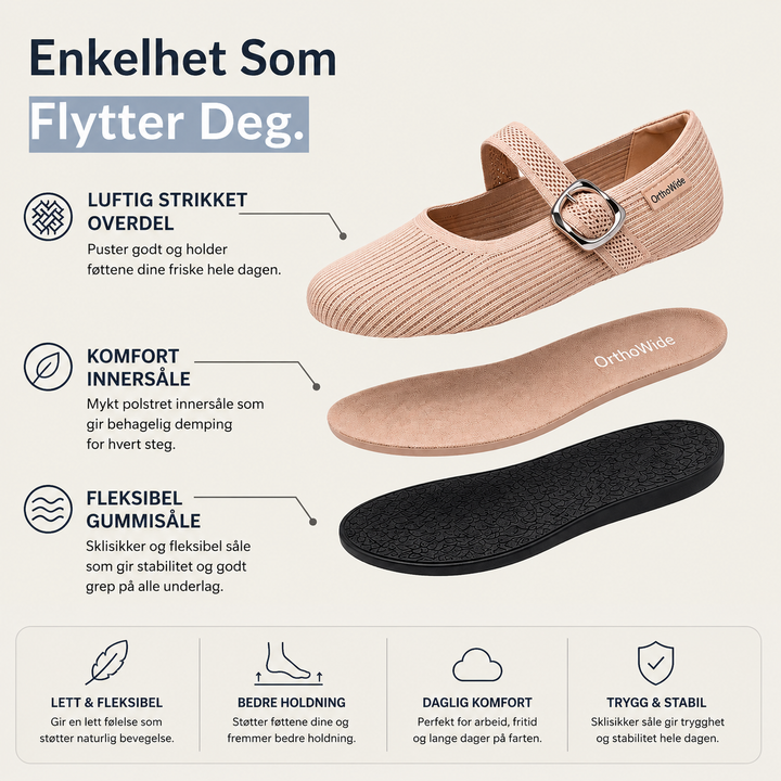 OrthoWide™ – Spenne Stropp Komfort Flatt (1+1 GRATIS)