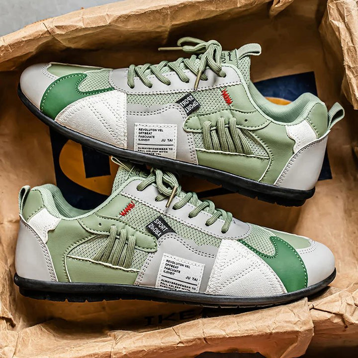 Malte™ – Retro Fargeblokk Snøresko