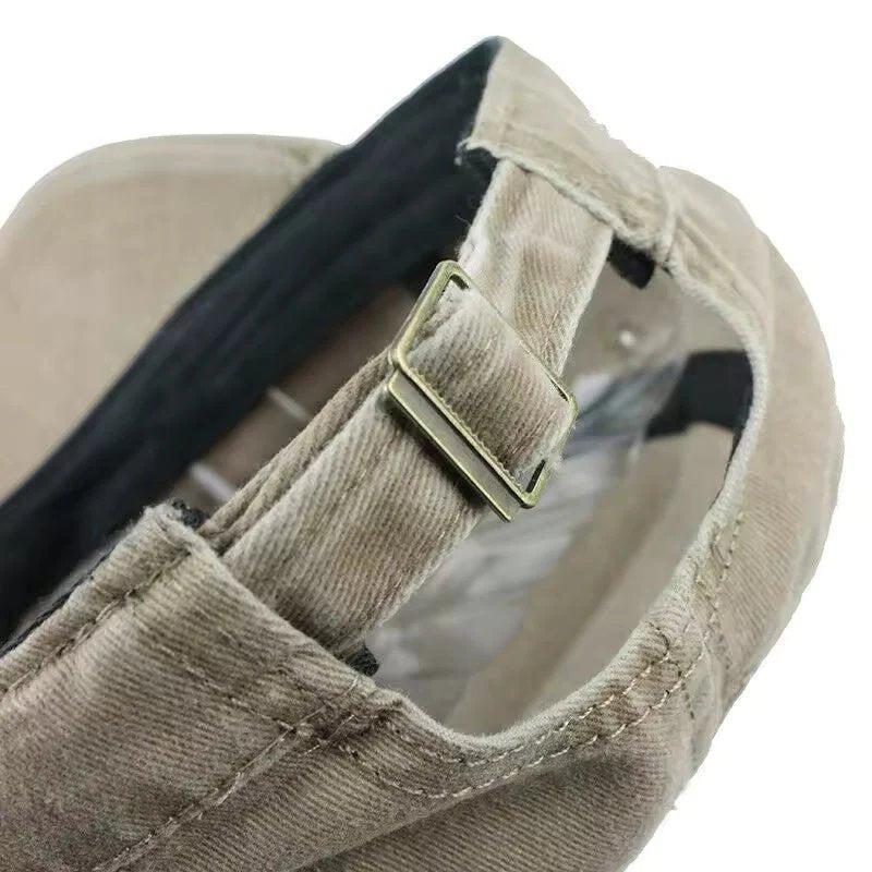 Silje™ – Pustende militærstil justerbar caps