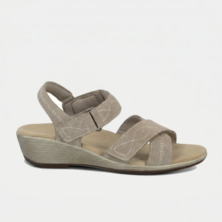 Ingeborg™ – Polstret Hæl Sandaler med Justerbare Remmer