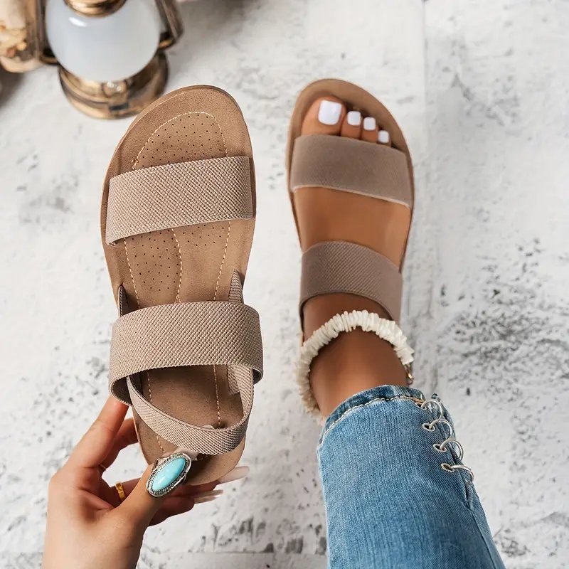 Kristine™ – Åpne Tå Hverdags Sandaler