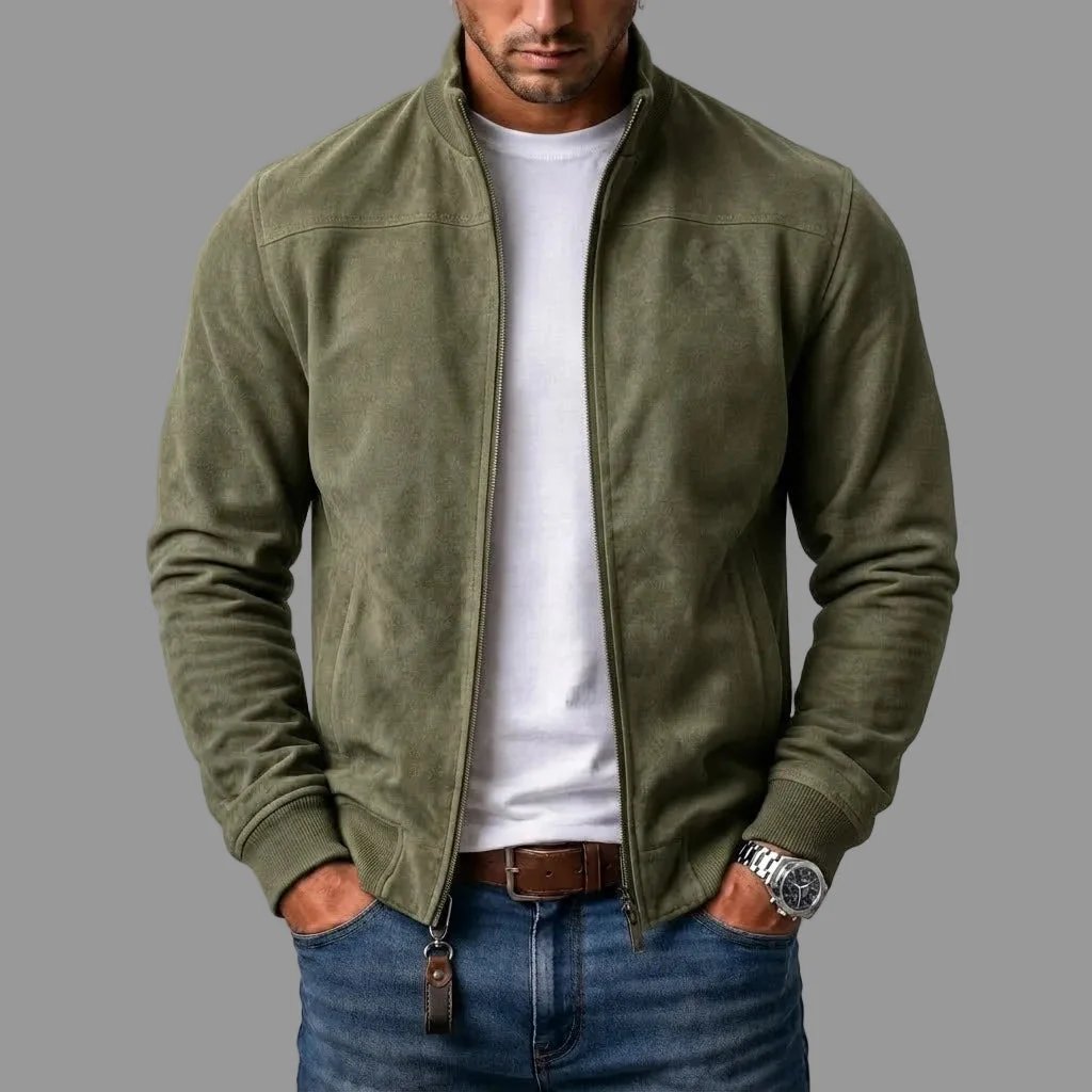 Oliver™ – Full-Zip Ståkrage Bomberjakke