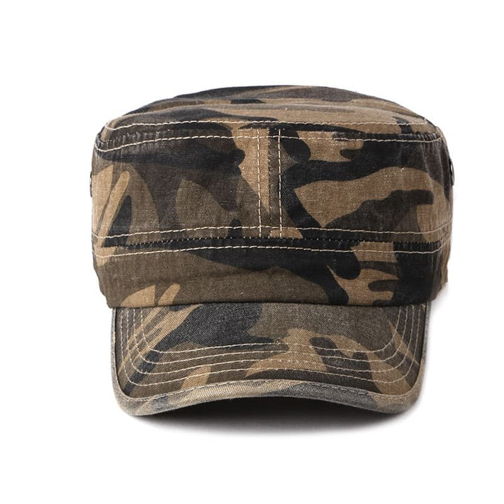 Frøydis™ – Kamuflasje Militærstil Flat Top Caps