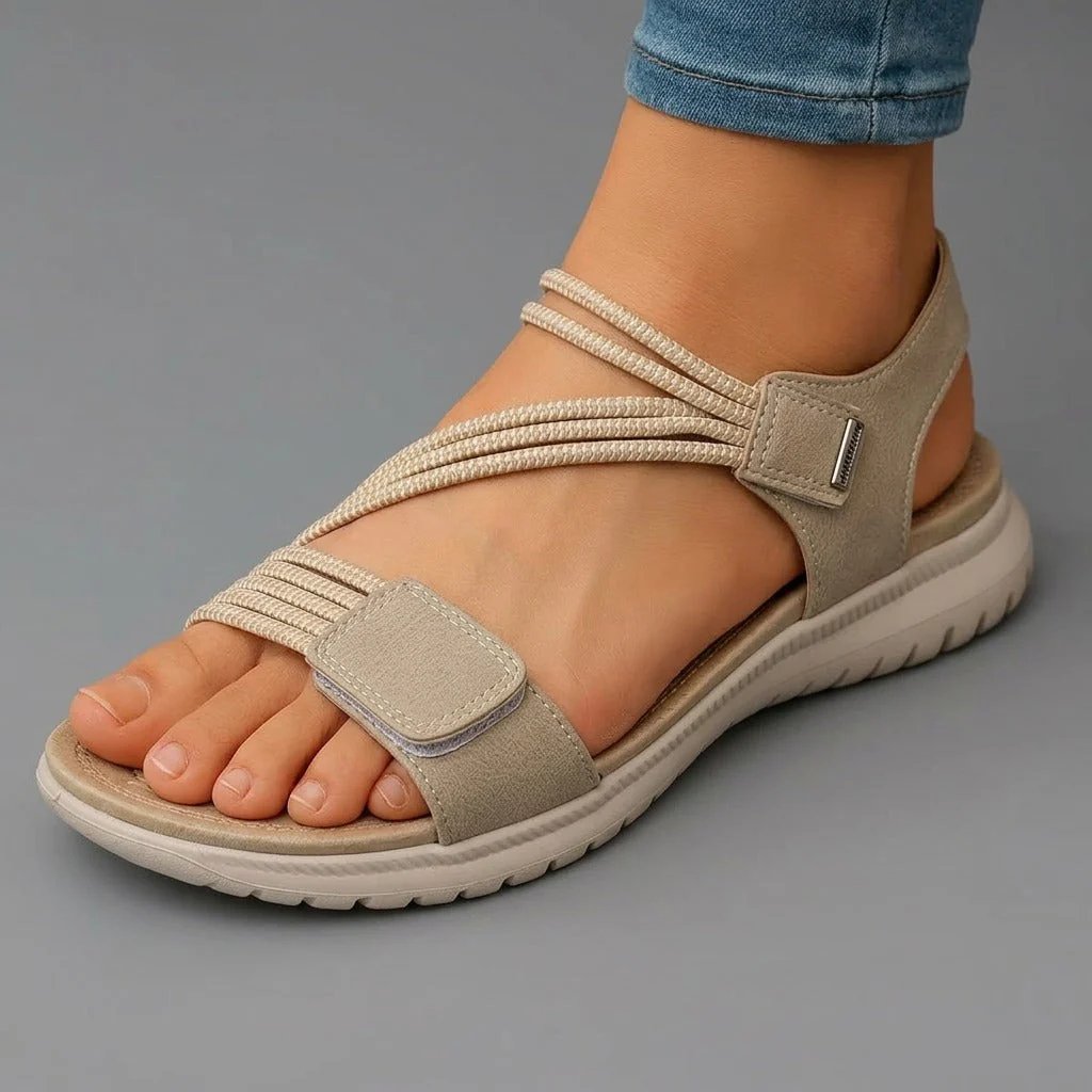 Astrid™ – Ortopediske Komfort Sandaler med Justerbare Remmer
