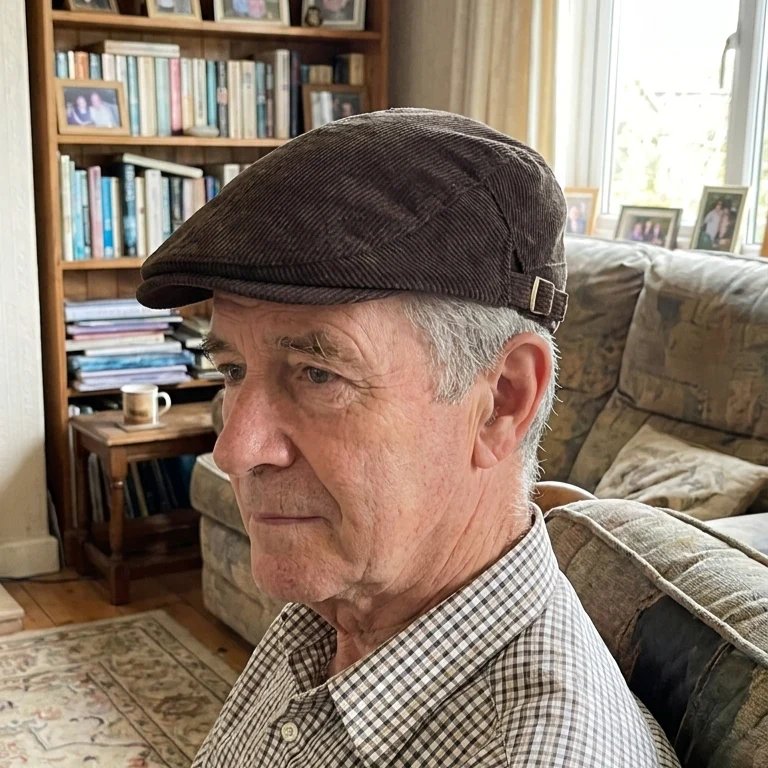 Fredrik™ – Ribbete Justerbar Vintage Flat Cap
