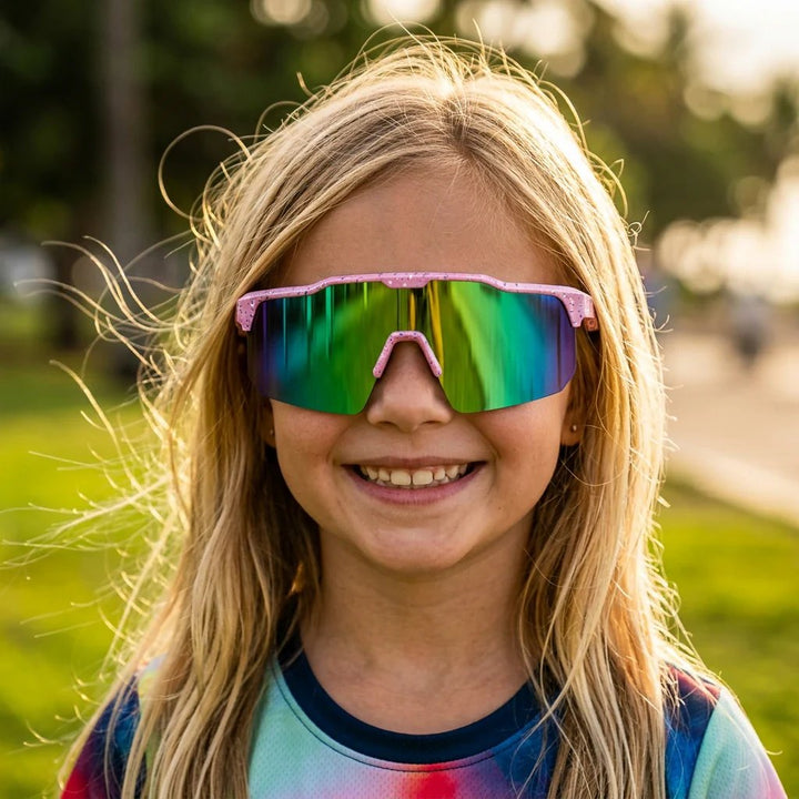 SunBuddy™ – Speilende Sport Shield Barnesolbriller