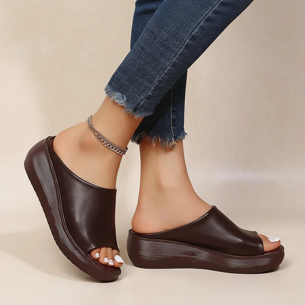 Gry™ – Ortopediske plattform sandaler med slip-on design