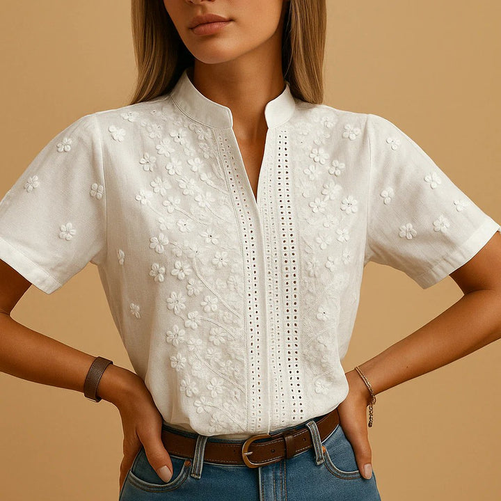 Magnhild™ – Pustende Klassisk Bluse