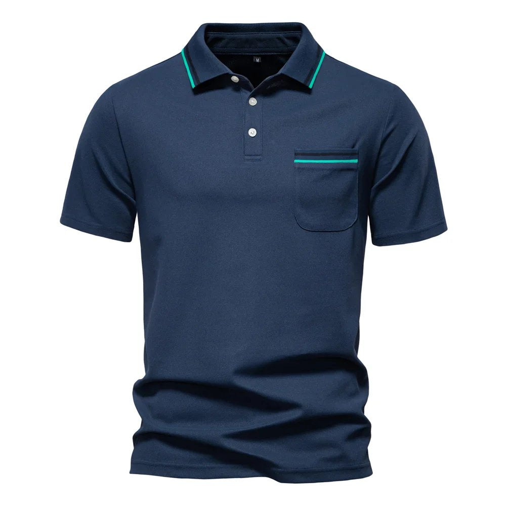 Xavier™ – Smart Casual Strikket Topp for Menn
