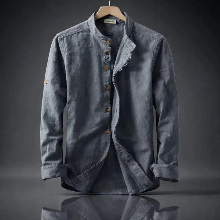 Benjamin™ – Distinktiv Ståkrage Knappeopp Shirt